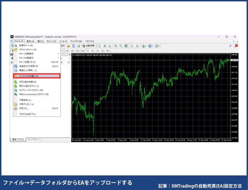 XMの自動売買設定方法