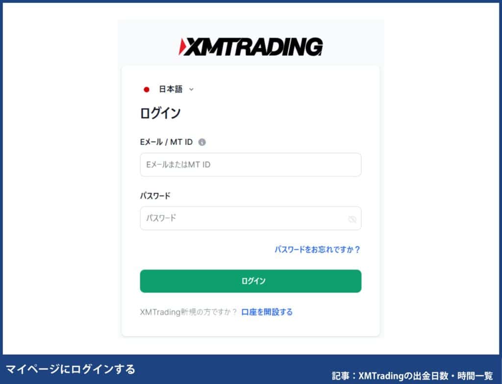 XMTradingの出金日数・時間と出金ルール