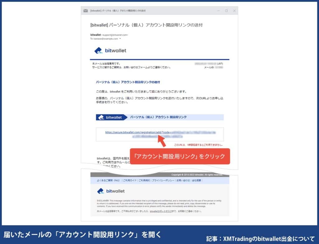 bitwalletの開設方法