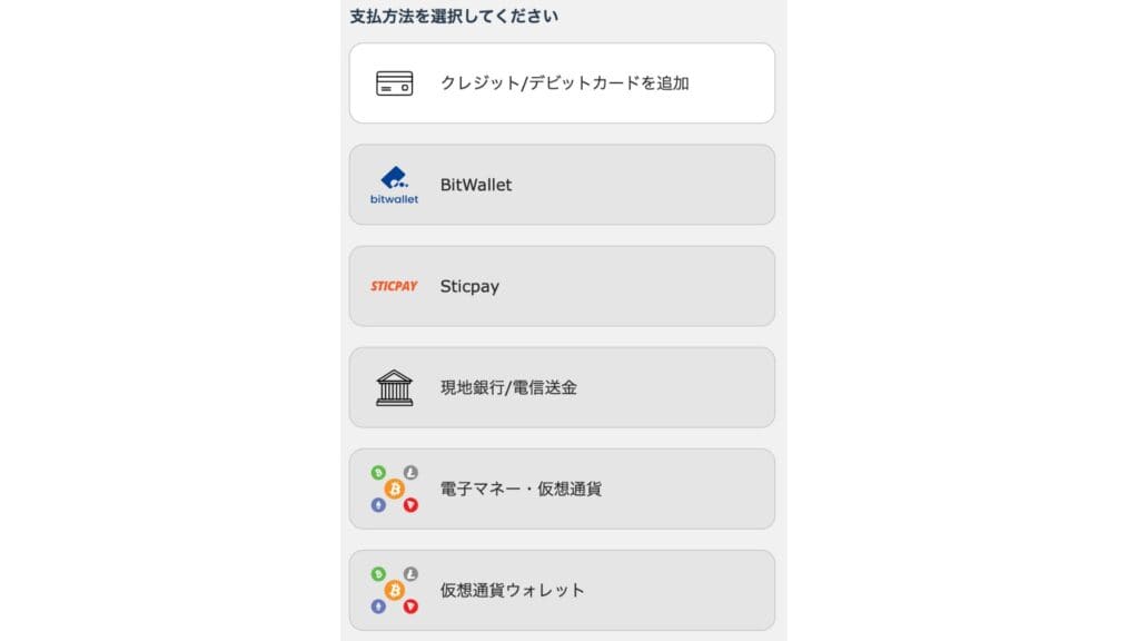 iFOREXクレジットカードの入金方法