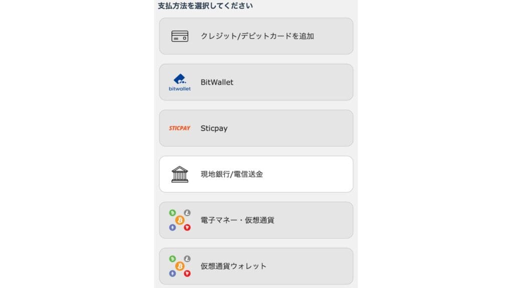 iFOREX銀行送金の入金方法
