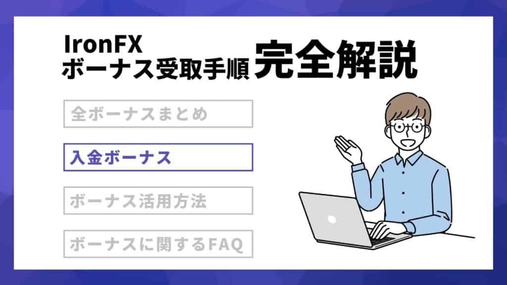 IronFXの入金ボーナス①｜100％シェアリングボーナス