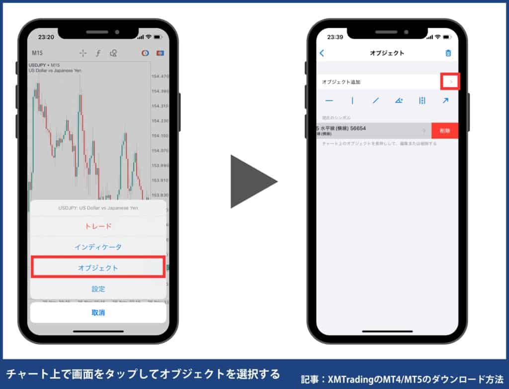 XMトレーディングの使い方｜MT4/MT5の使い方番外編【スマホ】