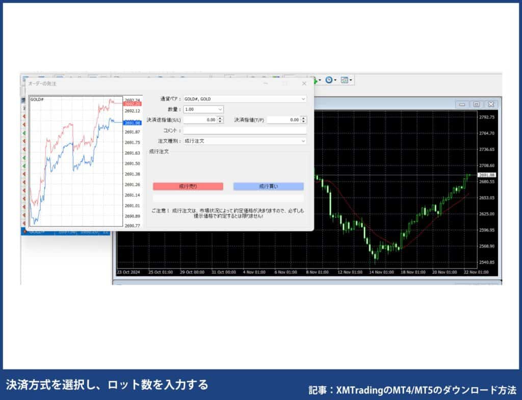 XMトレーディングの使い方｜MT4/MT5の注文・決済方法【PC】