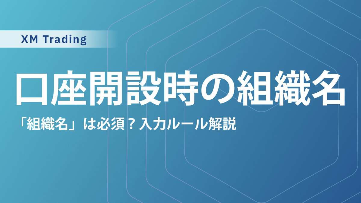 XM口座開設の組織名はどっちを選んでもOK！初心者が迷うポイント徹底解説