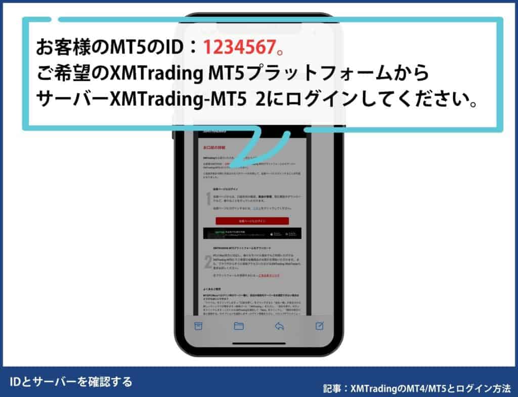 XMTradingのログイン方法｜口座開設完了で届くメール