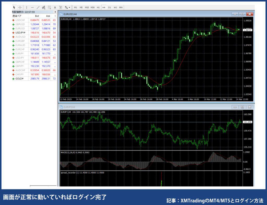 XMのMT4／MT5のログイン方法