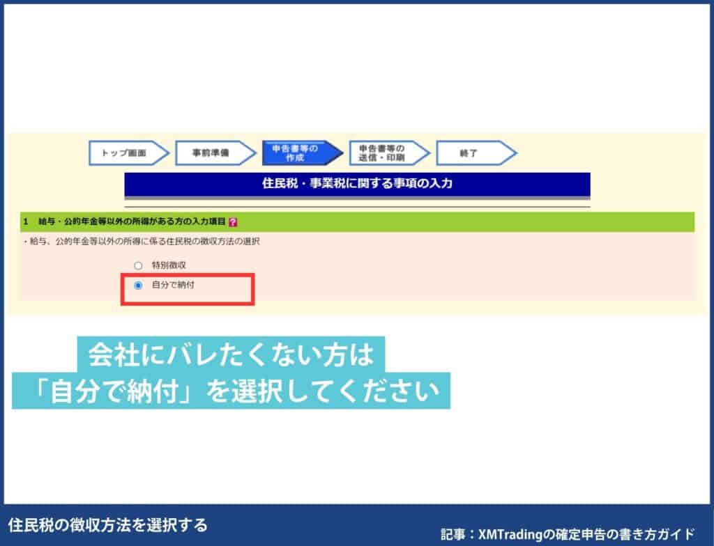 海外FXの確定申告の書き方・e-TaXのやり方
