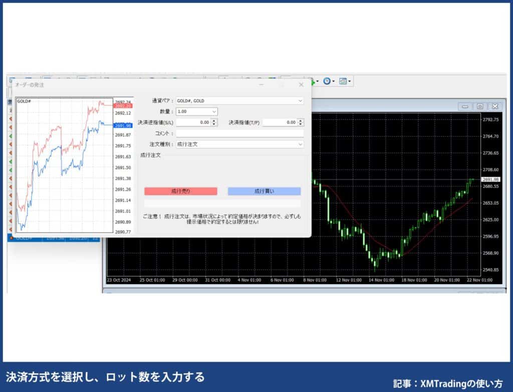 XMトレーディングの使い方｜MT4/MT5の注文・決済方法【PC】
