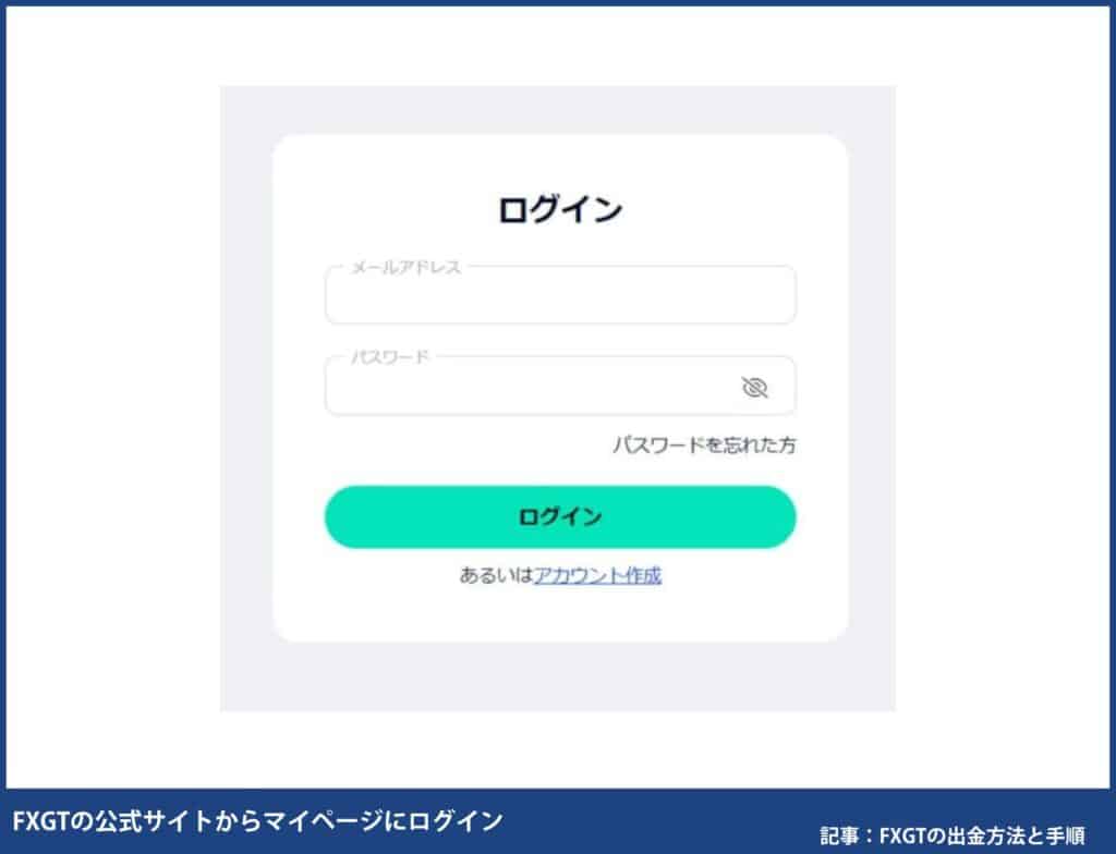 【FXGTの出金方法①】銀行送金