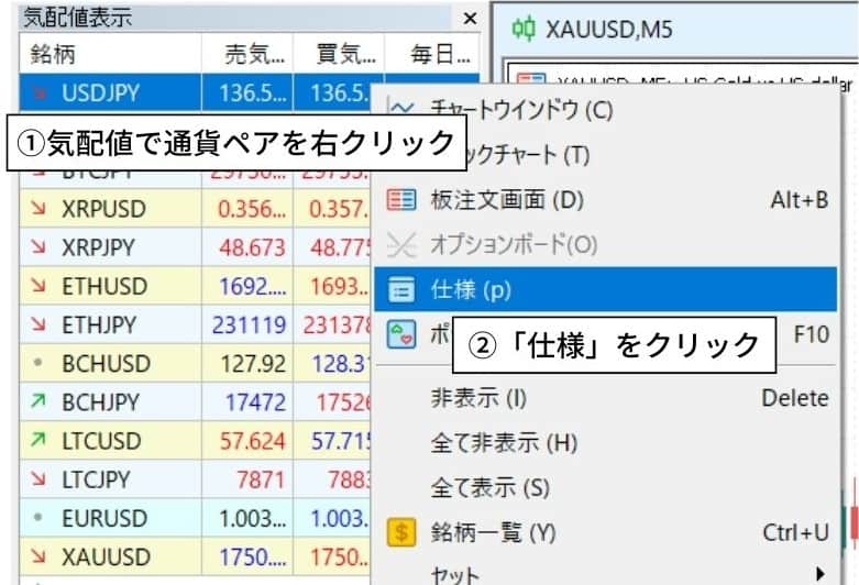 海外FXのスワップポイント確認方法｜PC版