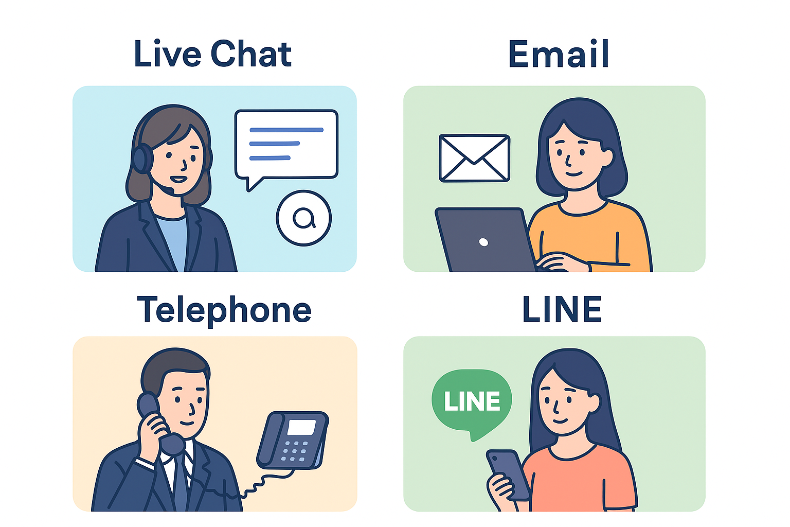 海外FXの問い合わせ方法