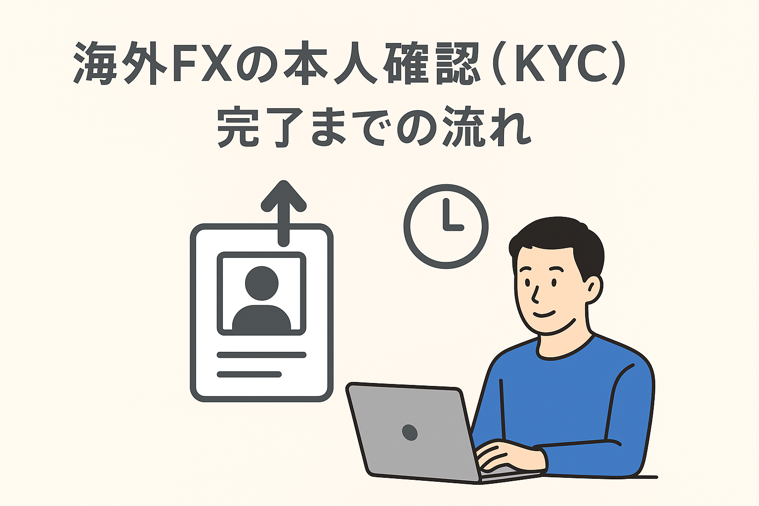 海外FXの本人確認（KYC）完了までの流れ書類をアップロードする