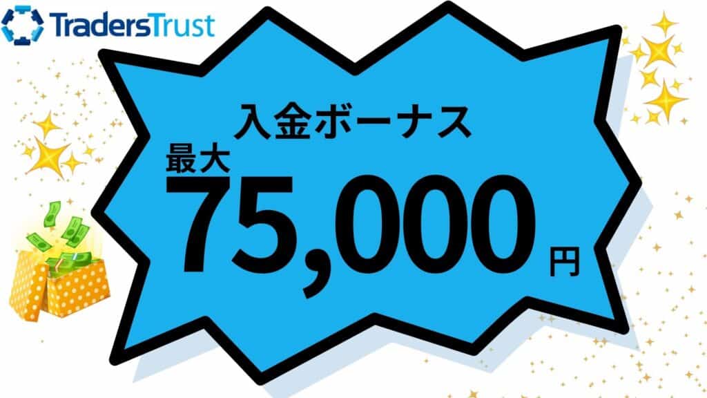 TradersTrust（TTCM）の50%入金ボーナス